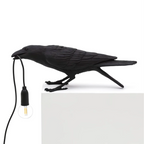 Modern Desk Lamp with Bird Design – Decorative Raven Light