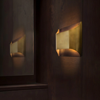 Contemporary Aluminum Wall Sconce with Up and Down LED Lighting