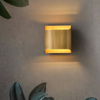 Contemporary Aluminum Wall Sconce with Up and Down LED Lighting