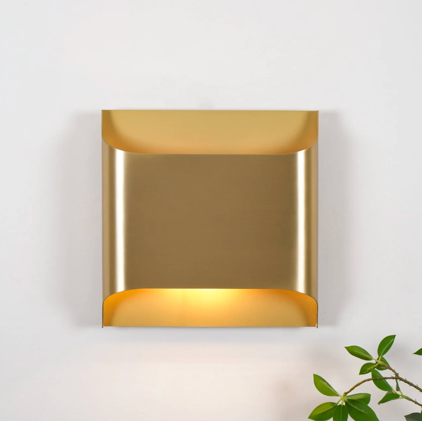 Contemporary Aluminum Wall Sconce with Up and Down LED Lighting