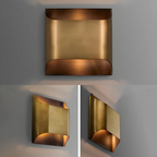 Contemporary Aluminum Wall Sconce with Up and Down LED Lighting