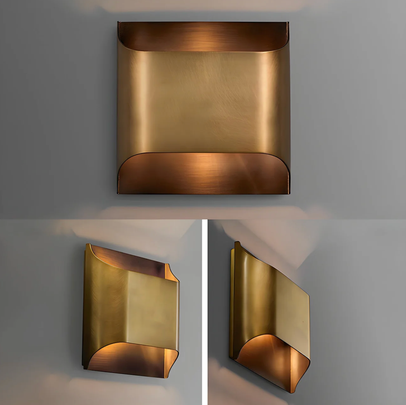 Contemporary Aluminum Wall Sconce with Up and Down LED Lighting