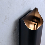 Contemporary Aluminum Wall Sconce with Up and Down LED Lighting