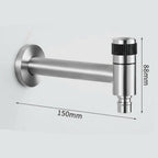 Wall-Mounted Faucet - Contemporary Design - Space-Saving Solution