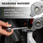 Precision Tool Kit with Magnetic Ratchet Screwdrivers