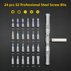 Precision Tool Kit with Magnetic Ratchet Screwdrivers