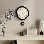 Timeless Elegance: Abstract Melting Wall Clock
