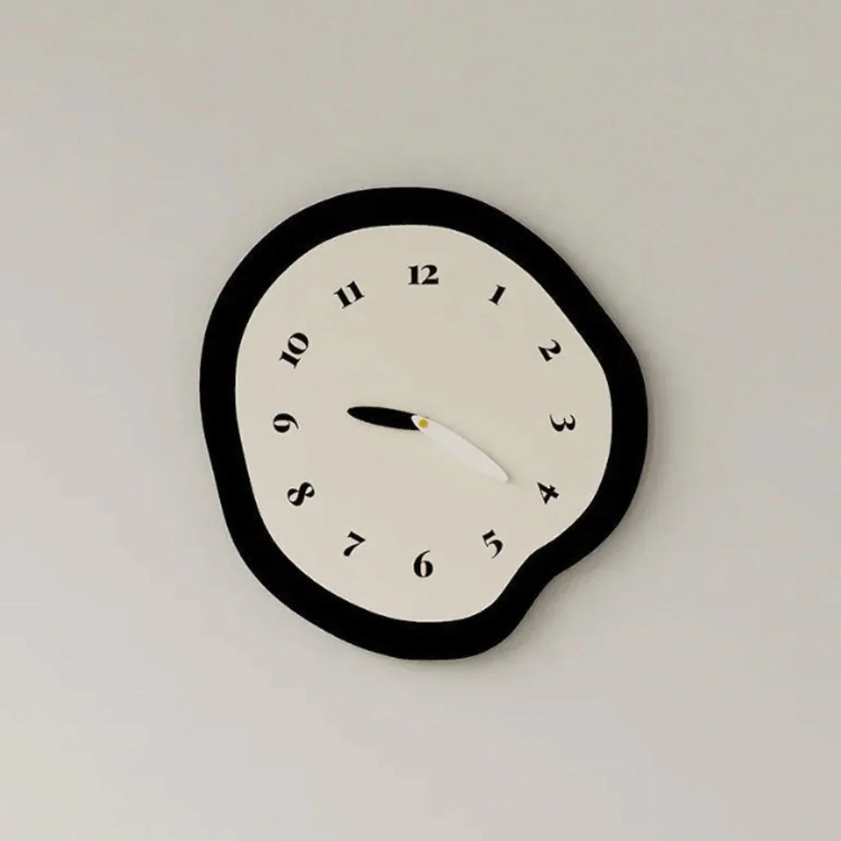 Timeless Elegance: Abstract Melting Wall Clock