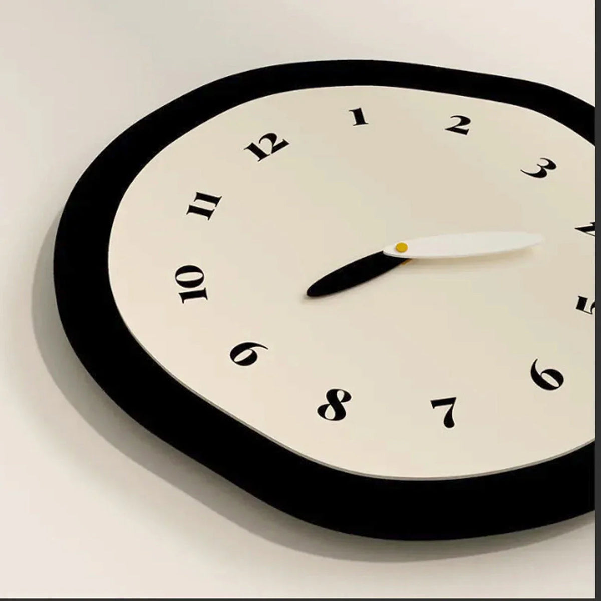 Timeless Elegance: Abstract Melting Wall Clock