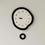 Timeless Elegance: Abstract Melting Wall Clock