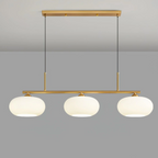 Contemporary 3-Bulb Bauhaus Style Island Hanging Light