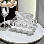 Chic Bubble-Shaped Tissue Holder for Elegant Spaces