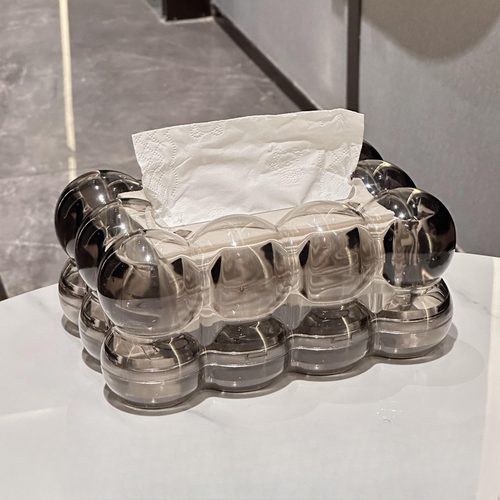 Chic Bubble-Shaped Tissue Holder for Elegant Spaces