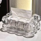 Chic Bubble-Shaped Tissue Holder for Elegant Spaces