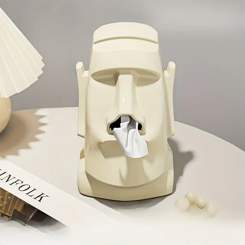 Artistic Acrylic Tissue Dispenser for a Fun Touch