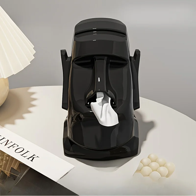 Artistic Acrylic Tissue Dispenser for a Fun Touch