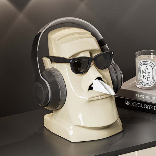 Artistic Acrylic Tissue Dispenser for a Fun Touch