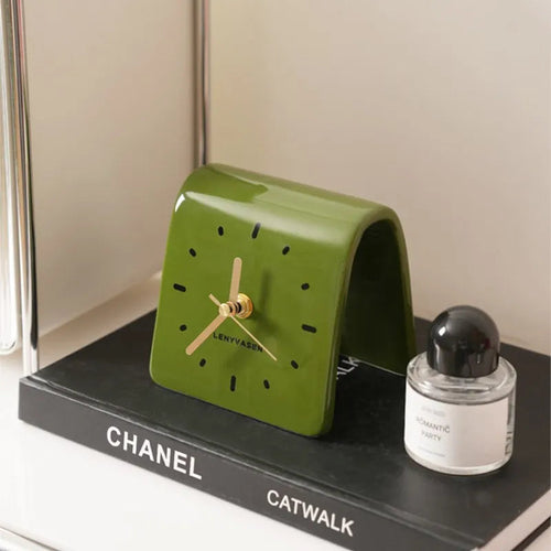 Chic Ceramic Desk Timepiece