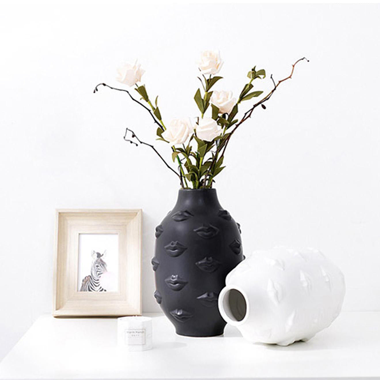 Elegant Modern Ceramic Floral Display Vase