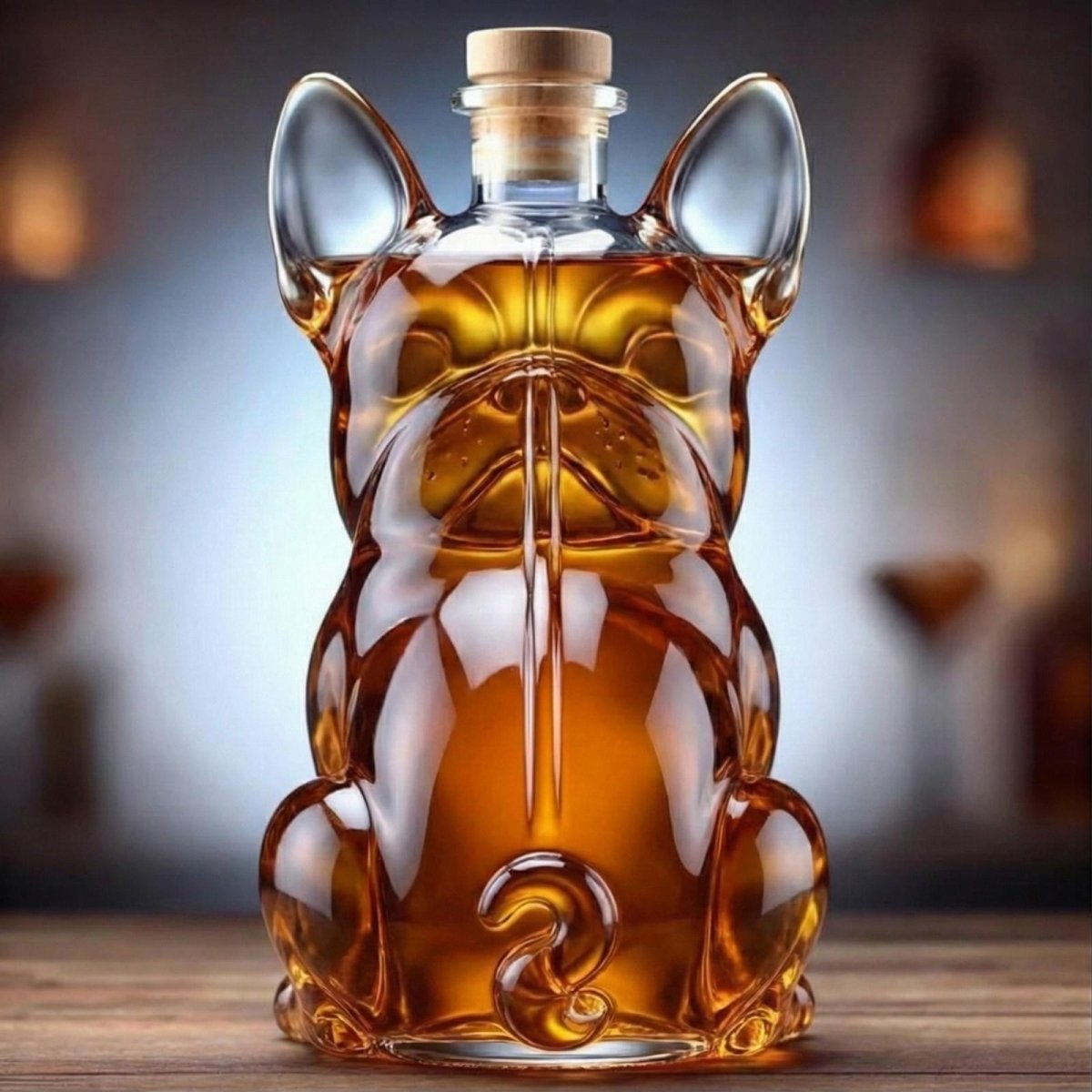 Artistic Glass Beverage Decanter