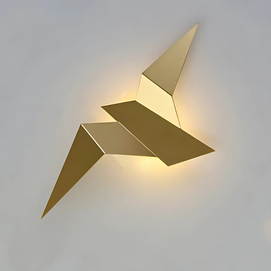 Elegant Wall Lamp with LED – Inspired by Japanese Origami Style