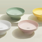 Elegant Multi-Colored Fruit Display Bowl