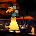 Smooth-Shaped Illuminated Decorative Vase
