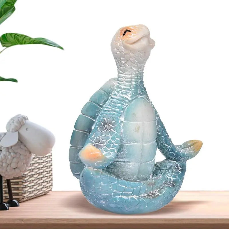 Serene Oceanic Turtle Figurine for Mindful Spaces