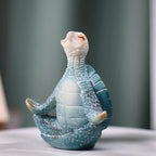 Serene Oceanic Turtle Figurine for Mindful Spaces