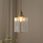 Vintage Elegance Glass Hanging Light Fixture