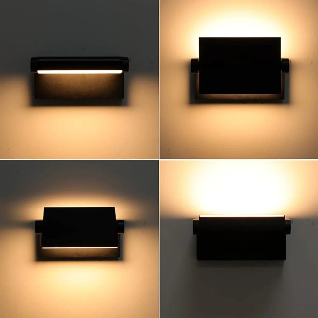 Motion Sensor Wall Lamp for Outdoor Use – 24W LED, IP65 Waterproof