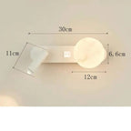 Modern Nordic Bedside Dual Wall Light - LunarBeam Style