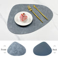 Double-Sided Faux Leather Table Mats – Non-Slip and Heat Resistant