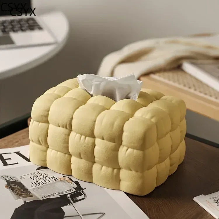 Charming Ceramic Tissue Dispenser with Easy-Access Design