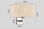 Bedside Wall Sconce with Reading Light | E27 Wall Lamp