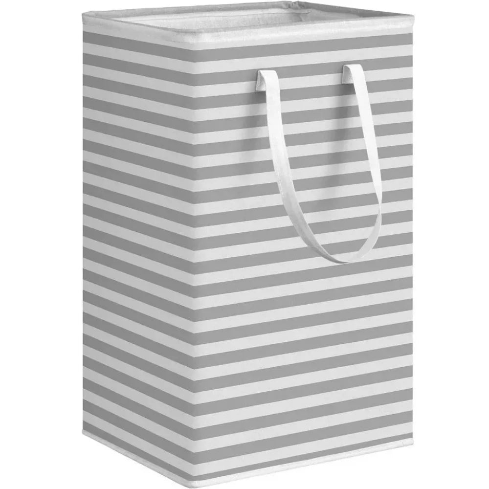 75L Waterproof Laundry Basket - Foldable Fabric Hamper with Handles