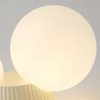 Modern Double Globe Ceiling Light in French Style