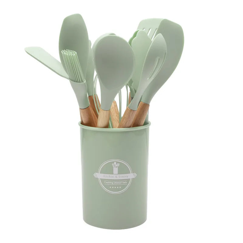 Silicone Cooking Utensils Set – Essential Kitchen Tools for Cooking