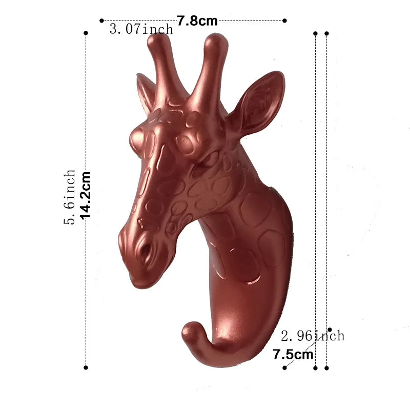 Whimsical Wildlife Wall Hooks for Stylish Organization