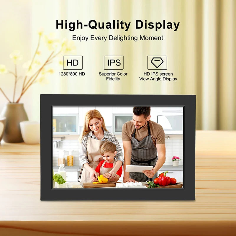Digital Photo Frame with WiFi – 32GB IPS HD Touchscreen
