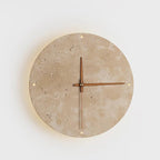 SereneStone Minimalist Natural Clock - Chic Home Accent