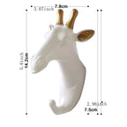Whimsical Wildlife Wall Hooks for Stylish Organization