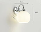 Modern Chrome Wall Light Fixture with Minimalist Design