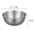 ElegantNest 5-Piece Stainless Steel Mixing Bowl Set