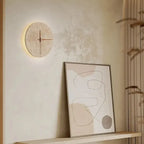 SereneStone Minimalist Natural Clock - Chic Home Accent