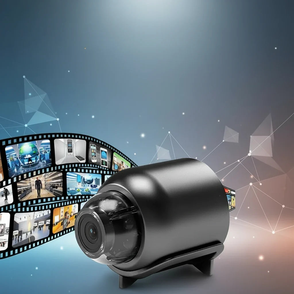 Indoor Mini WiFi Surveillance Camera - HD Smart Security Device