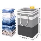 75L Waterproof Laundry Basket - Foldable Fabric Hamper with Handles