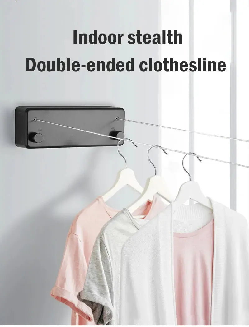 Versatile Folding Clothesline for Efficient Spaces