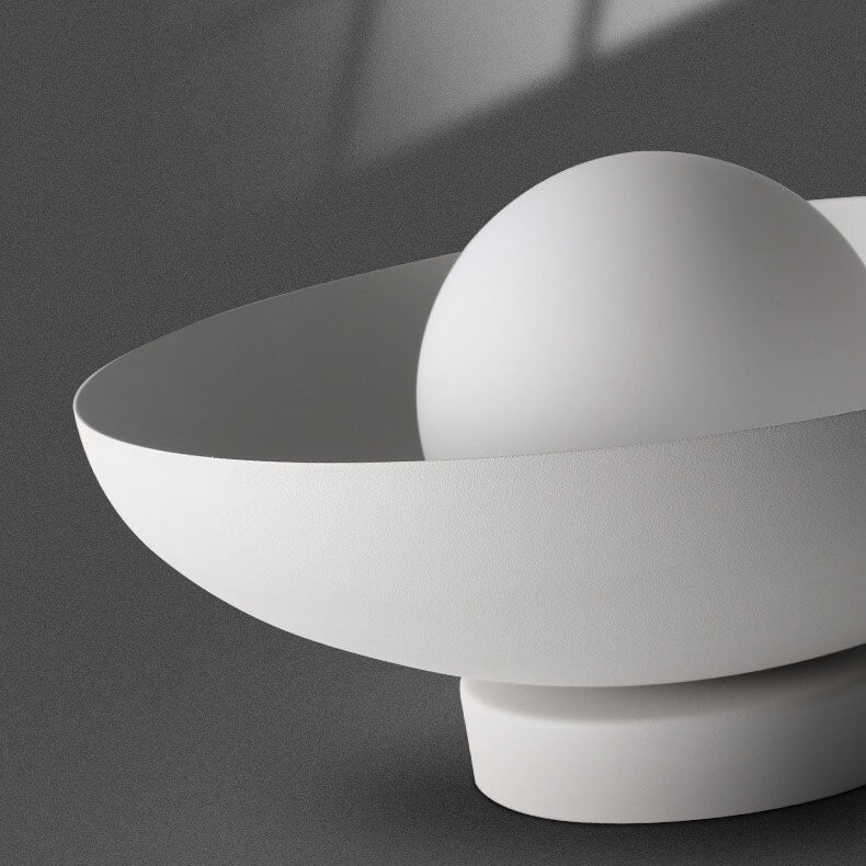 Modern Semi-Flush Light Fixture | Glass & Iron | Soft Ambient Glow for Hallway or Living Room