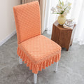 Embossed Oval Knit Chair Cover – Elegant Design